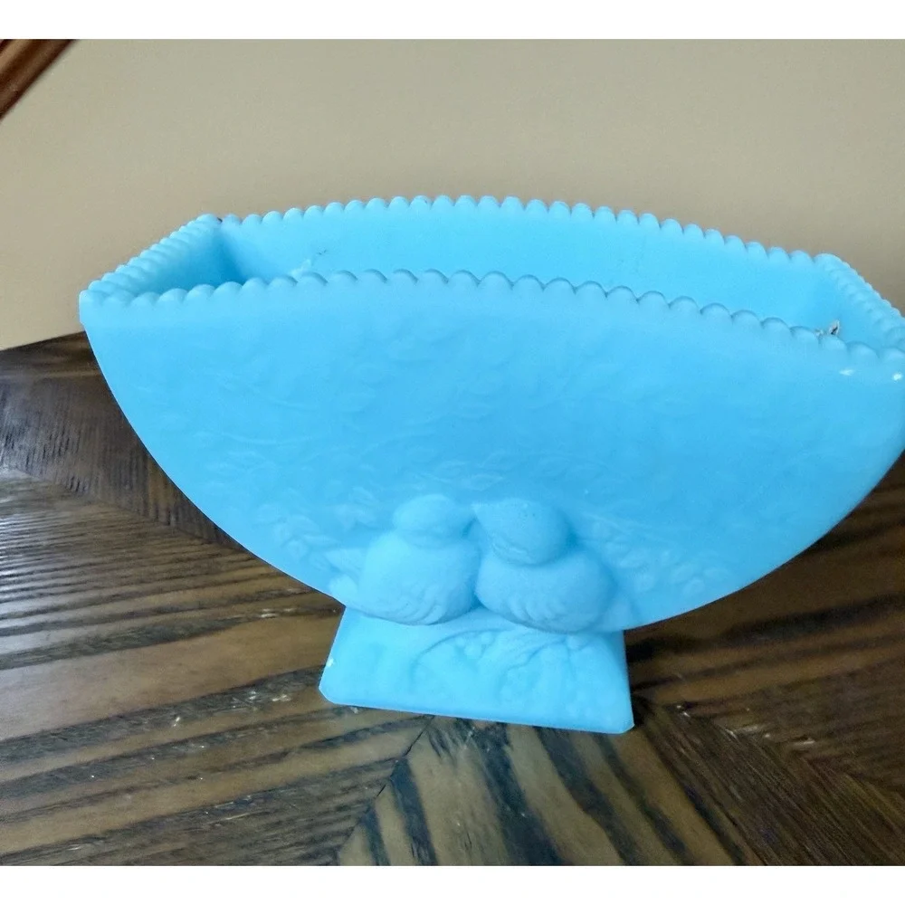 Fenton blue satin